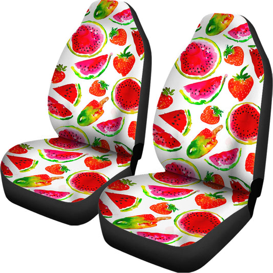 Summer Fruits Watermelon Pattern Print Universal Fit Car Seat Covers