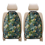 Summer Hawaiian Leaves Pattern Print Car Seat Organizers