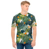 Summer Hawaiian Leaves Pattern Print Men's T-Shirt