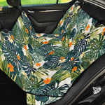 Summer Hawaiian Leaves Pattern Print Pet Car Back Seat Cover