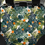 Summer Hawaiian Leaves Pattern Print Pet Car Back Seat Cover