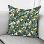 Summer Hawaiian Leaves Pattern Print Pillow Cover