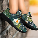 Summer Hawaiian Leaves Pattern Print Sport Shoes GearFrost