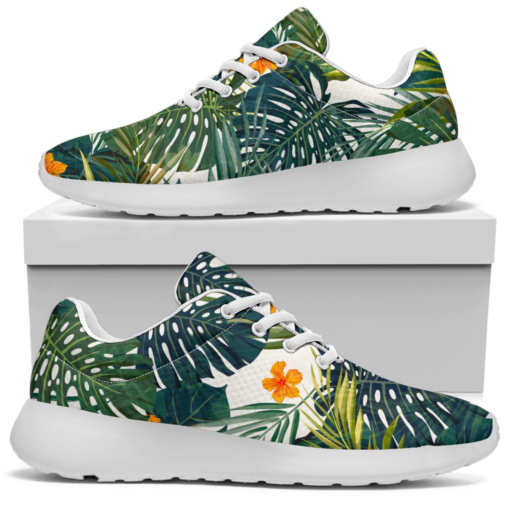 Summer Hawaiian Leaves Pattern Print Sport Shoes GearFrost