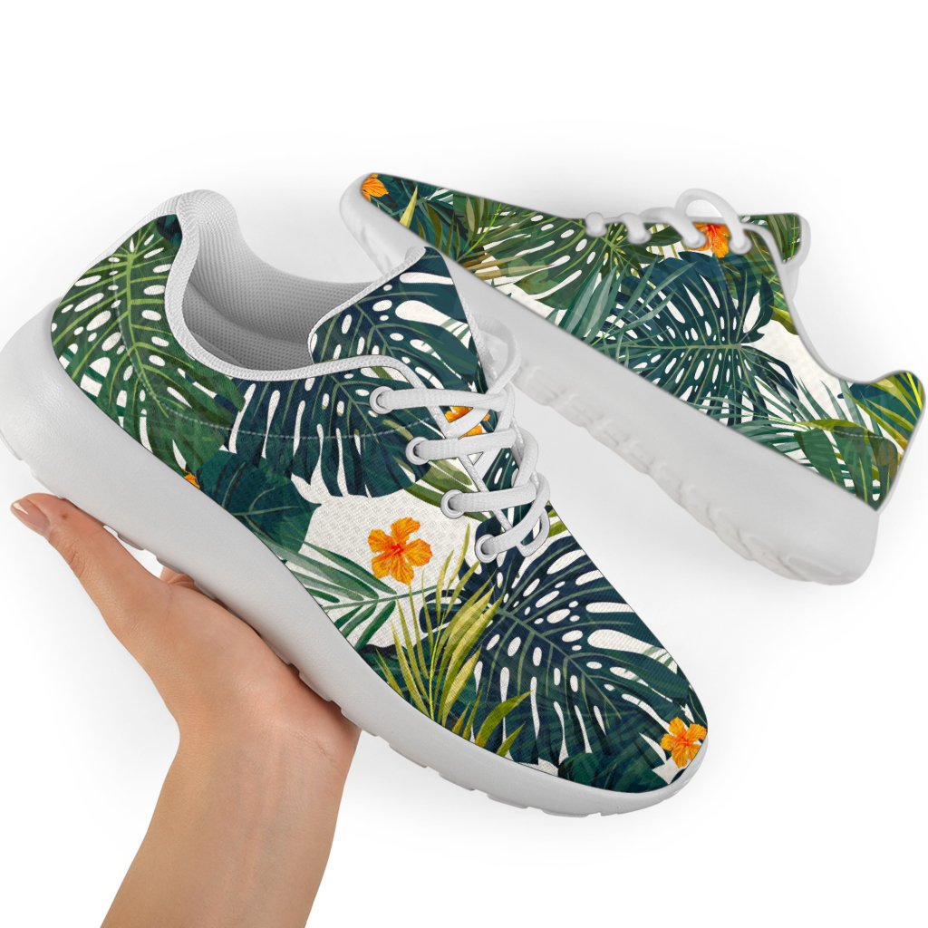 Summer Hawaiian Leaves Pattern Print Sport Shoes GearFrost