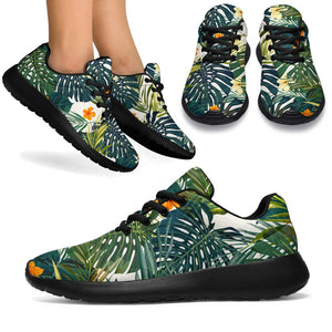 Summer Hawaiian Leaves Pattern Print Sport Shoes GearFrost