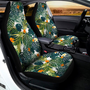 Summer Hawaiian Leaves Pattern Print Universal Fit Car Seat Covers