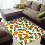 Summer Pineapple Pattern Print Area Rug GearFrost