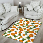 Summer Pineapple Pattern Print Area Rug GearFrost