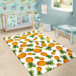 Summer Pineapple Pattern Print Area Rug GearFrost