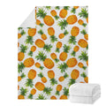 Summer Pineapple Pattern Print Blanket