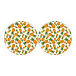 Summer Pineapple Pattern Print Car Coasters