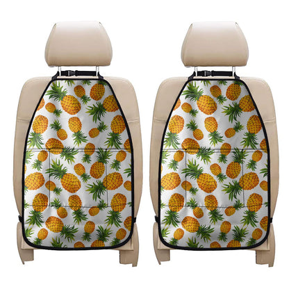 Summer Pineapple Pattern Print Car Seat Organizers