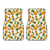 Summer Pineapple Pattern Print Front Car Floor Mats