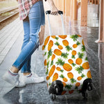 Summer Pineapple Pattern Print Luggage Cover GearFrost