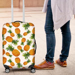 Summer Pineapple Pattern Print Luggage Cover GearFrost