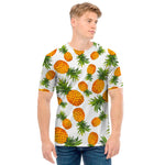 Summer Pineapple Pattern Print Men's T-Shirt