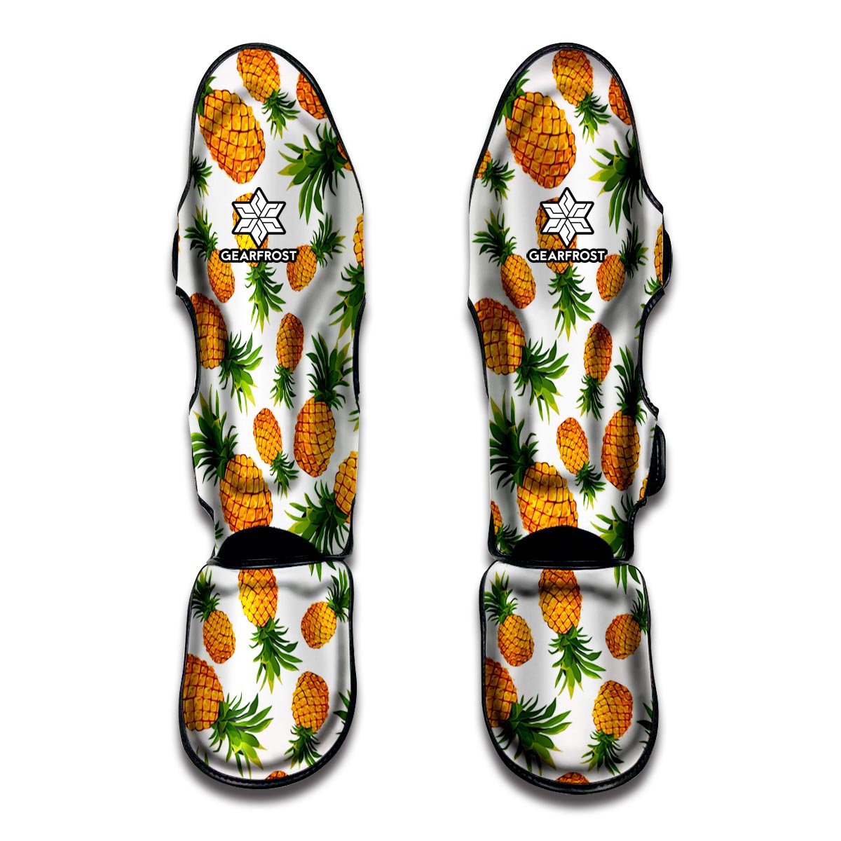 Summer Pineapple Pattern Print Muay Thai Shin Guard