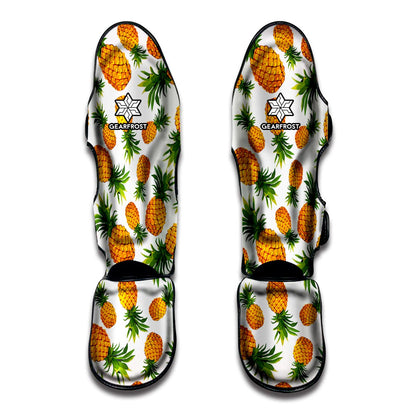 Summer Pineapple Pattern Print Muay Thai Shin Guard