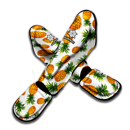 Summer Pineapple Pattern Print Muay Thai Shin Guard