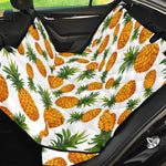 Summer Pineapple Pattern Print Pet Car Back Seat Cover