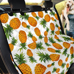 Summer Pineapple Pattern Print Pet Car Back Seat Cover