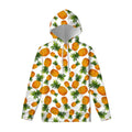 Summer Pineapple Pattern Print Pullover Hoodie