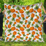 Summer Pineapple Pattern Print Quilt