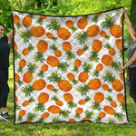 Summer Pineapple Pattern Print Quilt