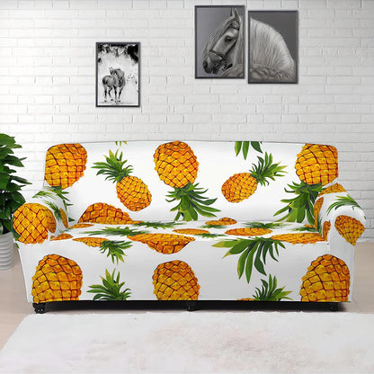 Summer Pineapple Pattern Print Sofa Cover