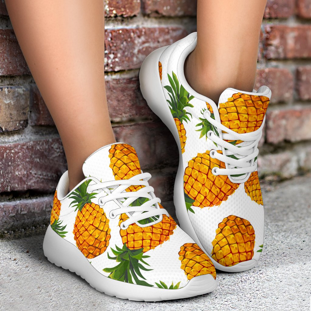 Summer Pineapple Pattern Print Sport Shoes GearFrost