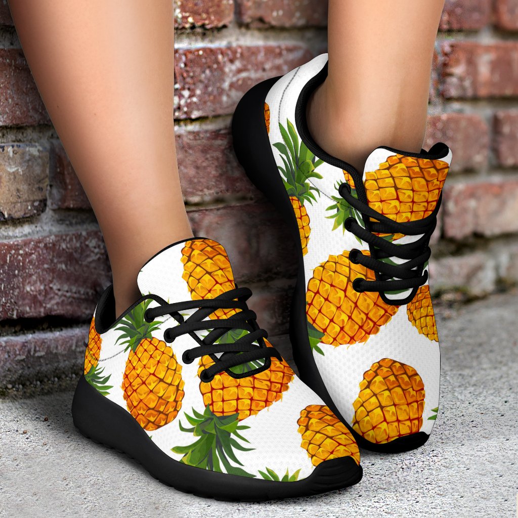 Summer Pineapple Pattern Print Sport Shoes GearFrost