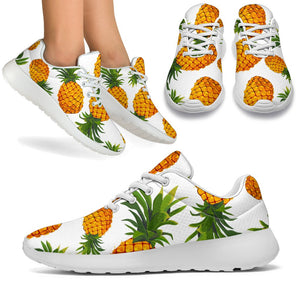 Summer Pineapple Pattern Print Sport Shoes GearFrost