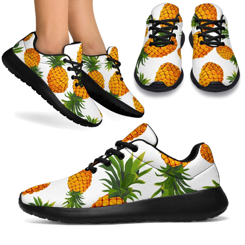 Summer Pineapple Pattern Print Sport Shoes GearFrost