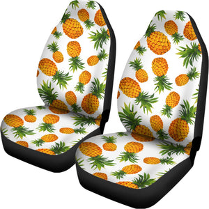 Summer Pineapple Pattern Print Universal Fit Car Seat Covers