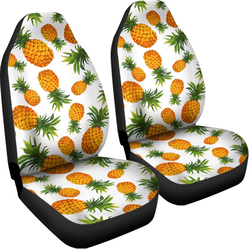 Summer Pineapple Pattern Print Universal Fit Car Seat Covers