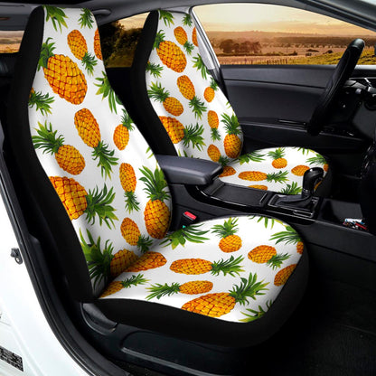 Summer Pineapple Pattern Print Universal Fit Car Seat Covers