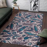 Summer Surfing Pattern Print Area Rug GearFrost