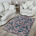 Summer Surfing Pattern Print Area Rug GearFrost