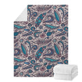 Summer Surfing Pattern Print Blanket