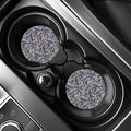 Summer Surfing Pattern Print Car Coasters
