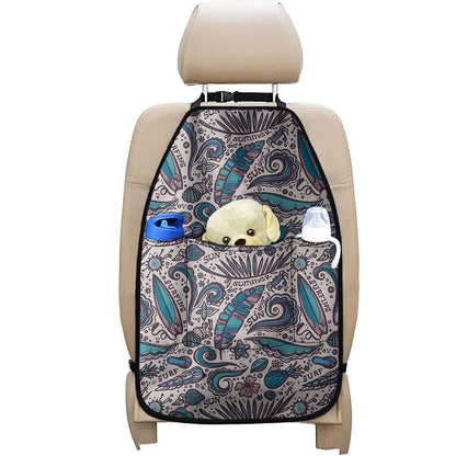 Summer Surfing Pattern Print Car Seat Organizers