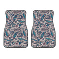 Summer Surfing Pattern Print Front Car Floor Mats