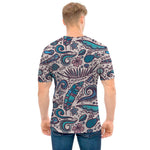 Summer Surfing Pattern Print Men's T-Shirt