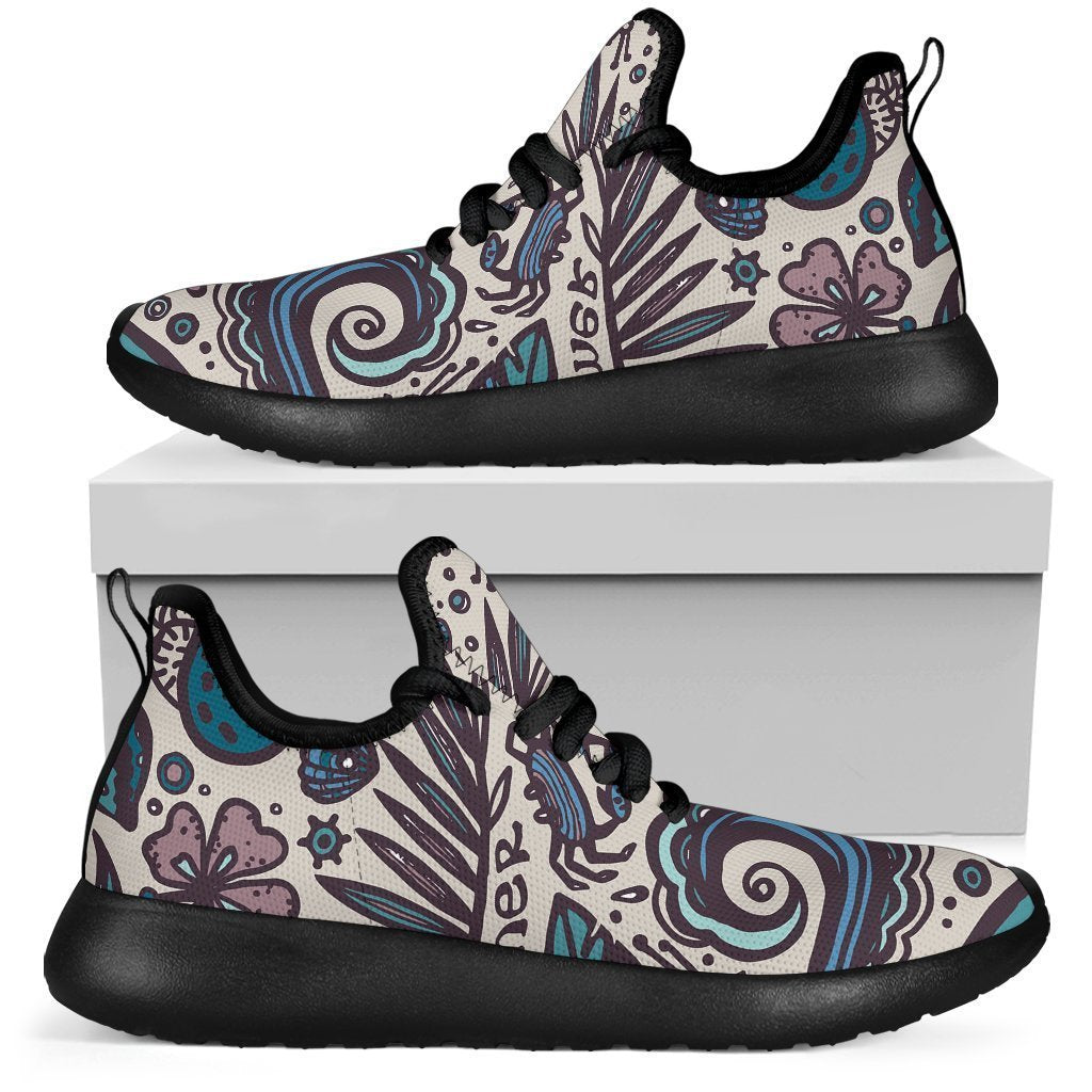 Summer Surfing Pattern Print Mesh Knit Shoes GearFrost