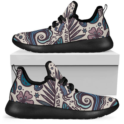 Summer Surfing Pattern Print Mesh Knit Shoes GearFrost
