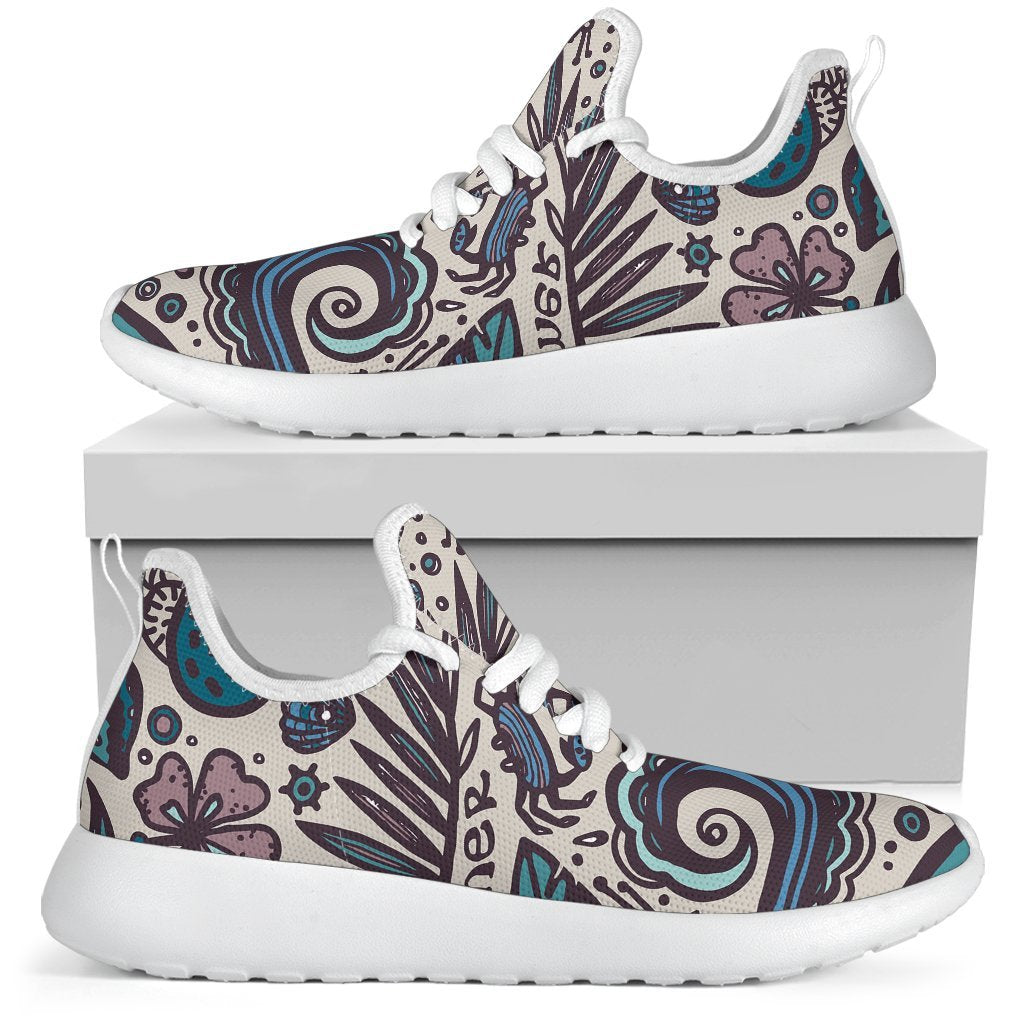 Summer Surfing Pattern Print Mesh Knit Shoes GearFrost