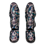 Summer Surfing Pattern Print Muay Thai Shin Guard