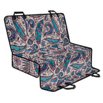 Summer Surfing Pattern Print Pet Car Back Seat Cover