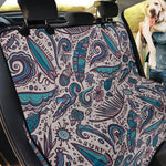 Summer Surfing Pattern Print Pet Car Back Seat Cover